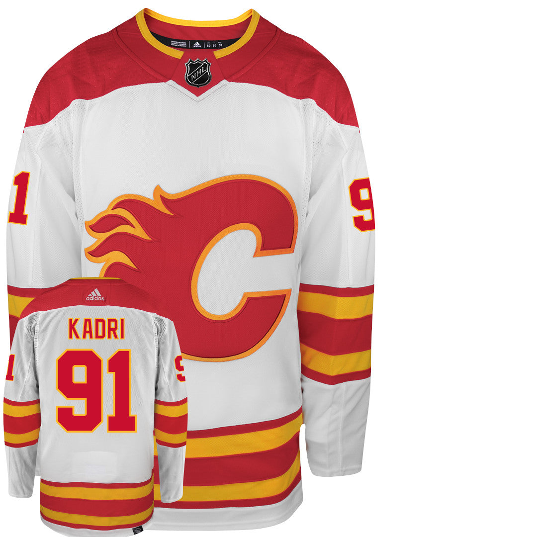 Nazem Kadri Calgary Flames Adidas Primegreen Authentic NHL Hockey Jersey