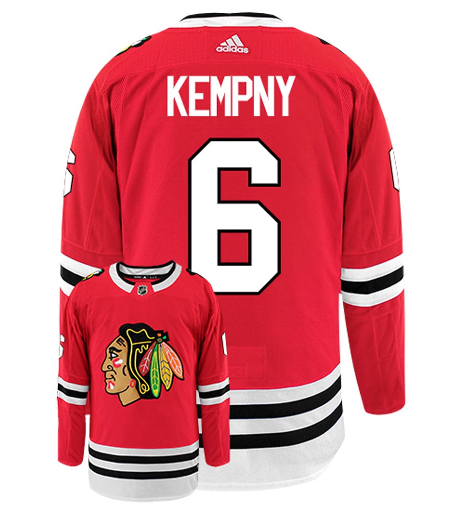 Michal Kempny Chicago Blackhawks Adidas Authentic Home NHL Hockey Jersey