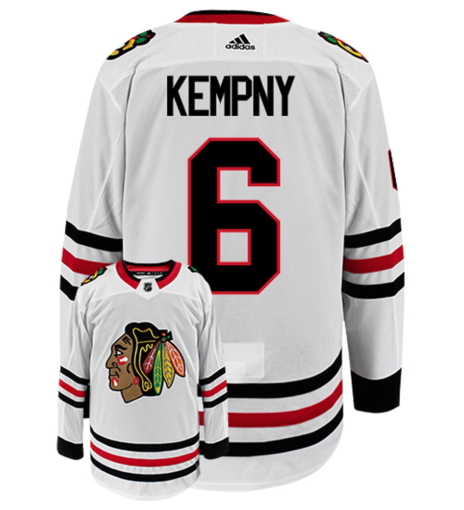 Michal Kempny Chicago Blackhawks Adidas Authentic Away NHL Hockey Jersey