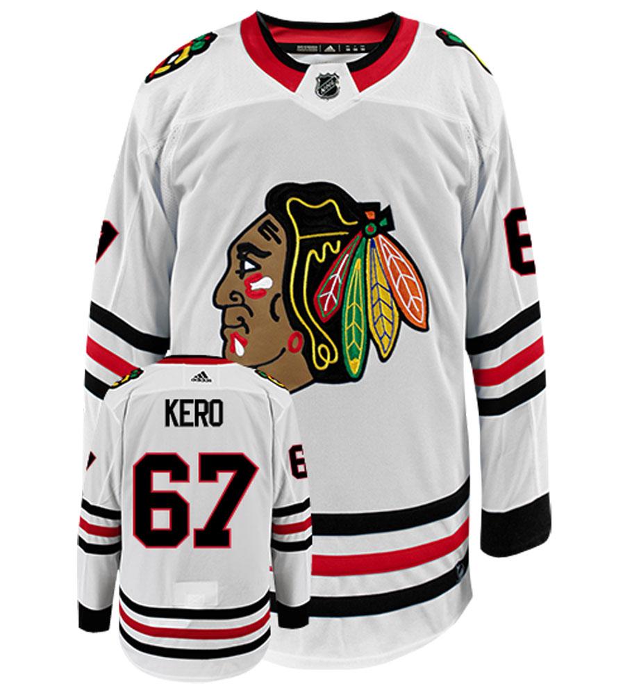 Tanner Kero Chicago Blackhawks Adidas Authentic Away NHL Hockey Jersey