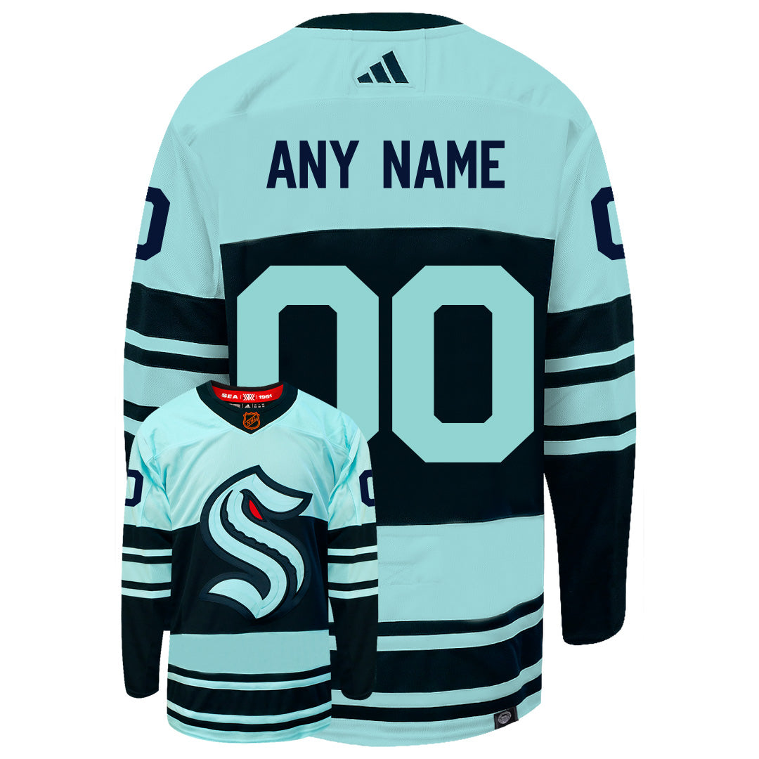 Customizable San Jose Sharks 2022 Adidas Primegreen Authentic NHL Hockey Jersey - Home / XXXL/60
