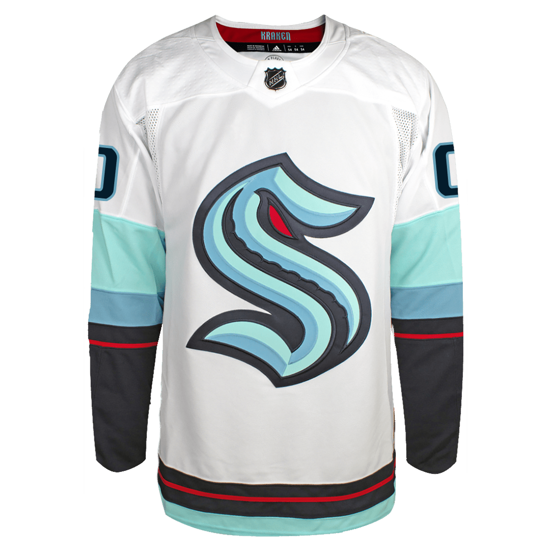 Seattle Kraken Adidas Primegreen Authentic Away NHL Hockey Jersey - Front View