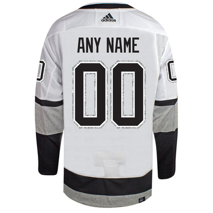 Customizable Los Angeles Kings Adidas Primegreen Authentic NHL Alternate Jersey