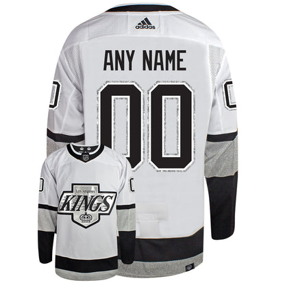 Customizable Los Angeles Kings Adidas Primegreen Authentic NHL Alternate Jersey