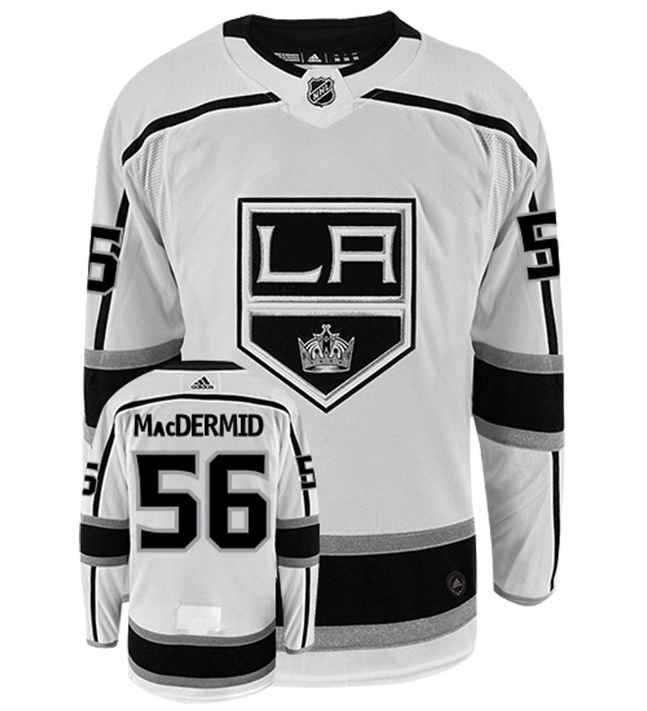 Kurtis MacDermid Los Angeles Kings Adidas Authentic Away NHL Hockey Jersey