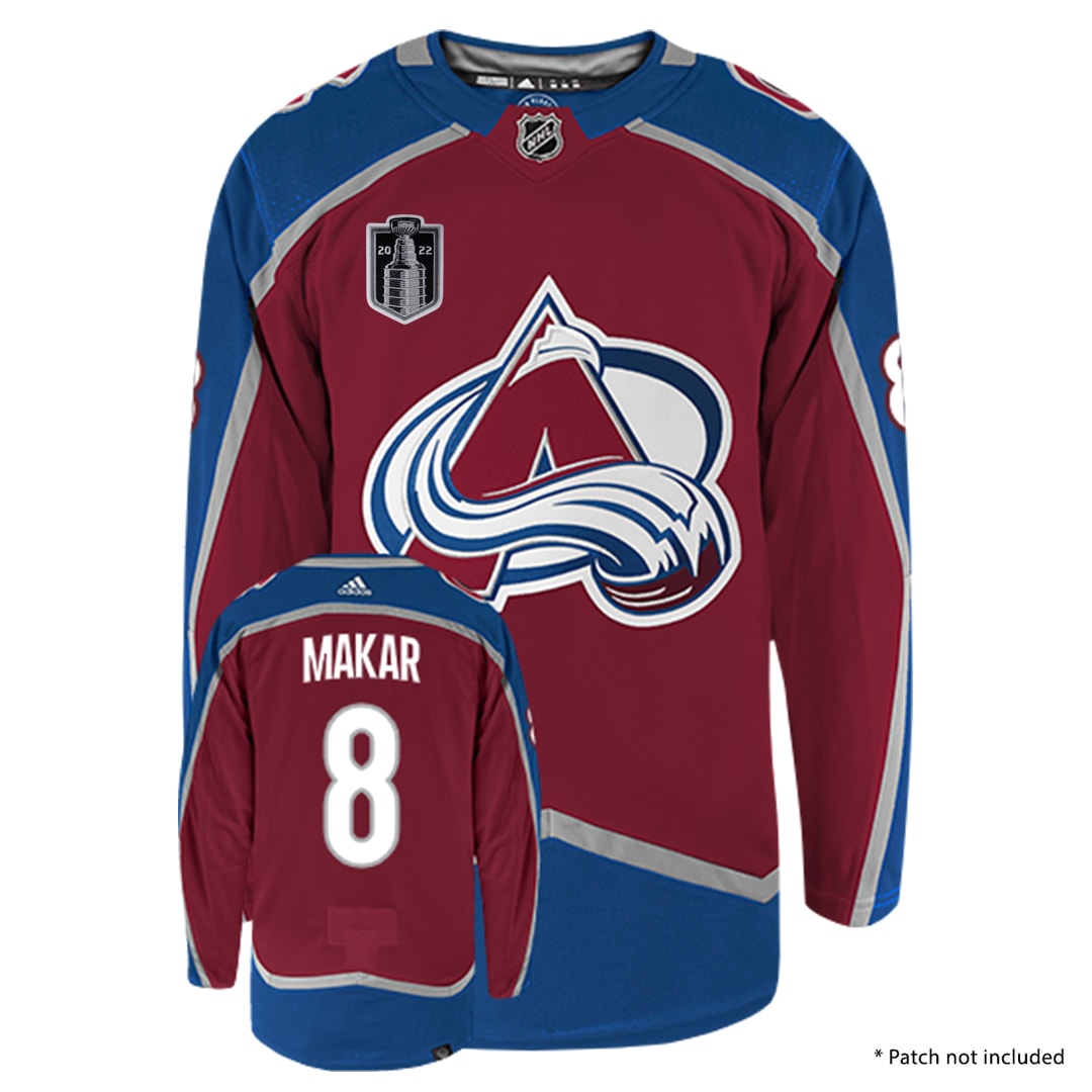 Cale Makar Colorado Avalanche Adidas Primegreen Authentic Home NHL Hockey Jersey - Front/Back View