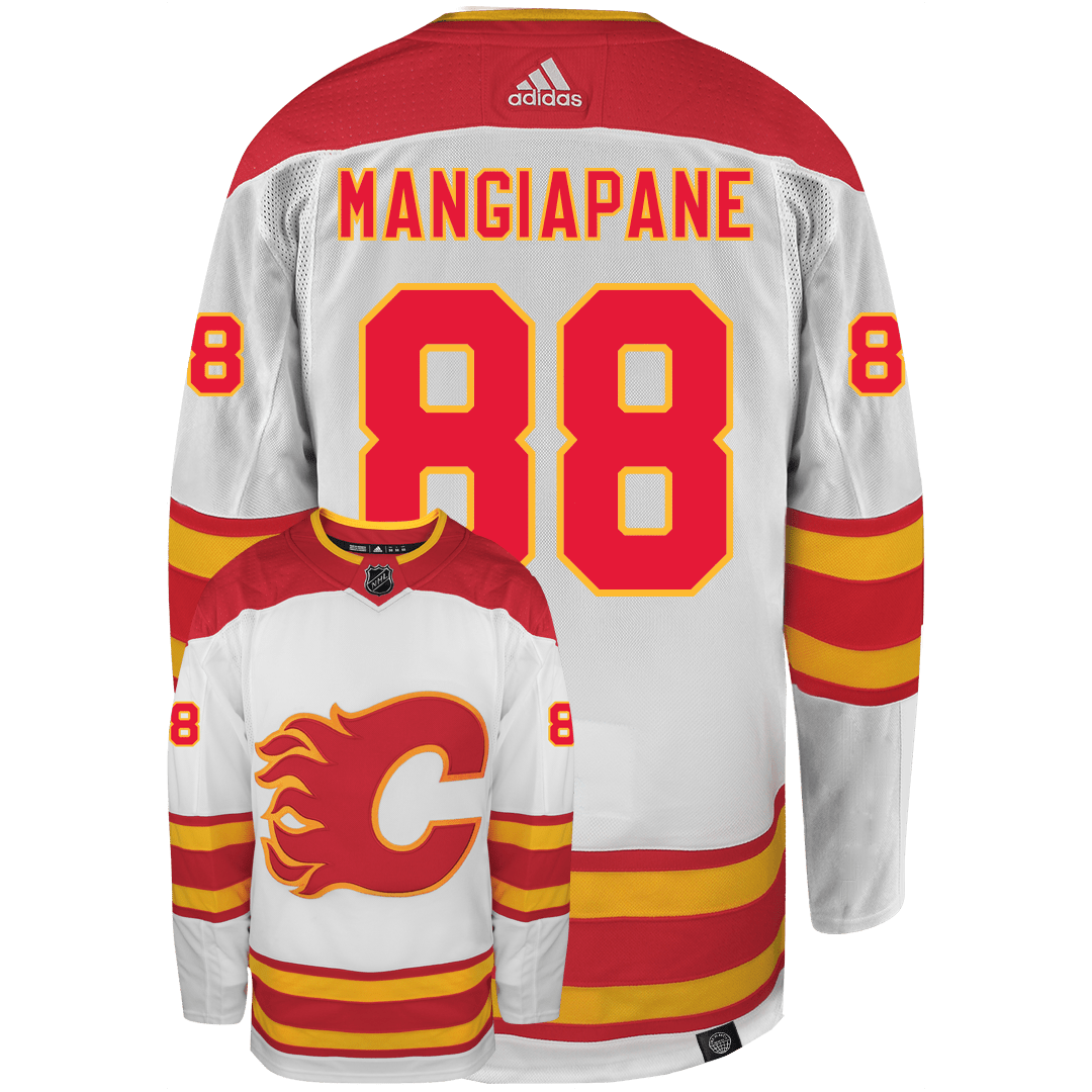 Andrew Mangiapane Calgary Flames Adidas Primegreen Authentic NHL Hockey Jersey
