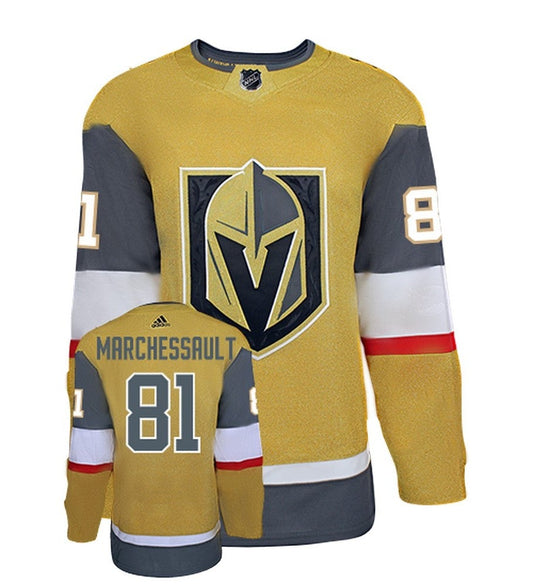 Jonathan Marchessault Vegas Golden Knights Adidas Primegreen Authentic Third Alternate NHL Hockey Jersey - Front/Back View
