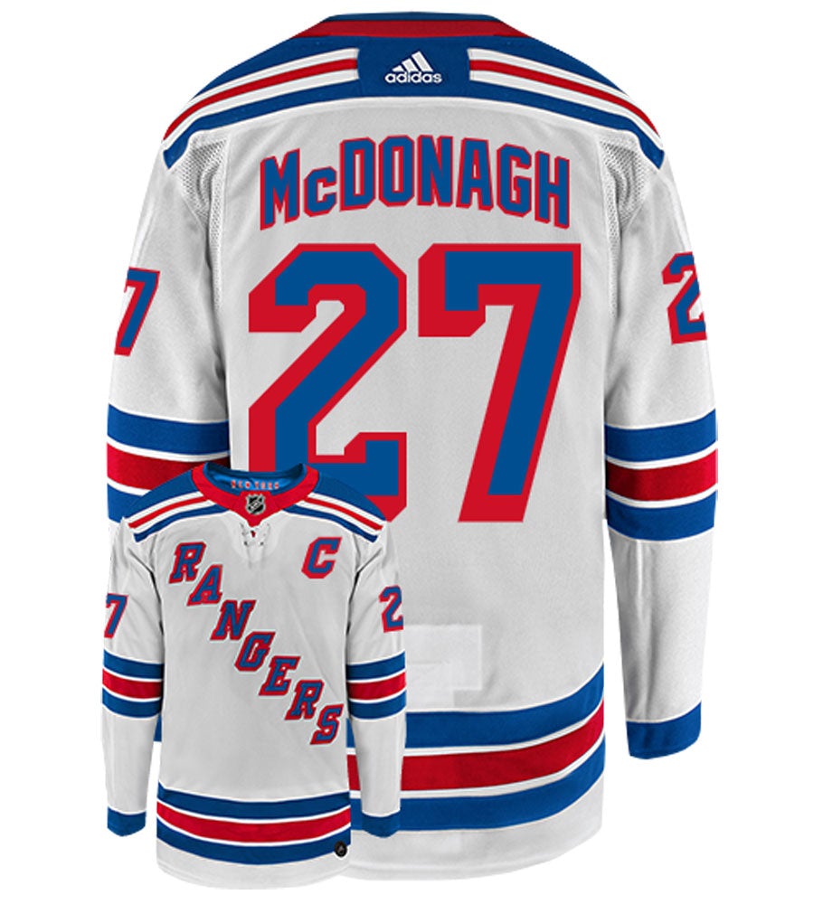 Ryan McDonagh New York Rangers Adidas Authentic Away NHL Hockey Jersey