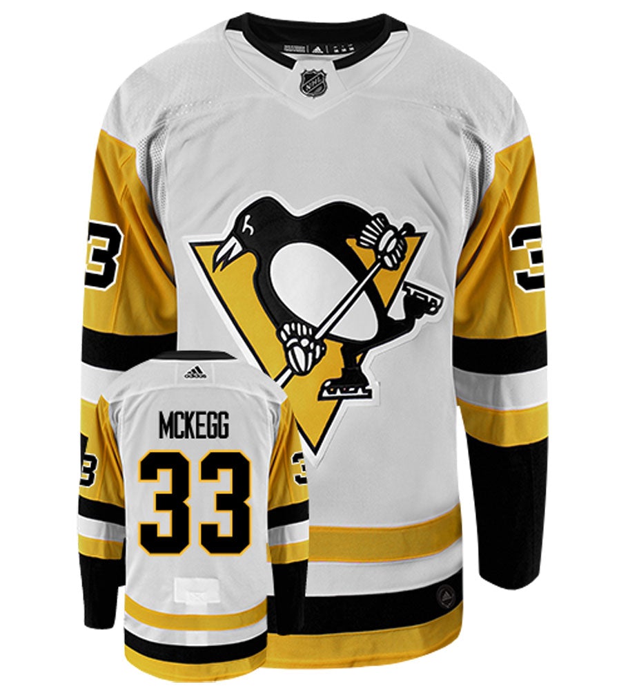 Greg McKegg Pittsburgh Penguins Adidas Authentic Away NHL Hockey Jersey