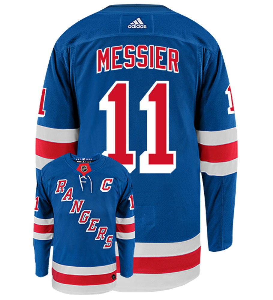Mark Messier New York Rangers Adidas Authentic Home NHL Vintage Hockey Jersey