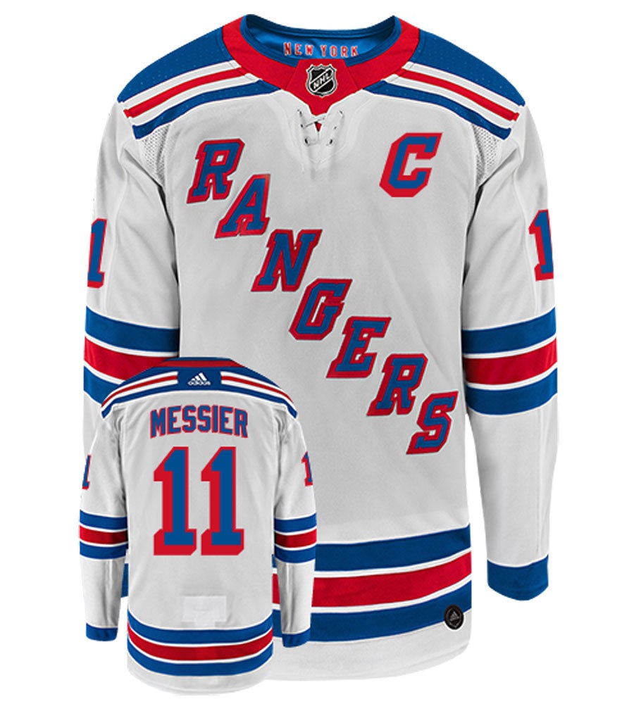 Mark Messier New York Rangers Adidas Authentic Away NHL Vintage Hockey Jersey