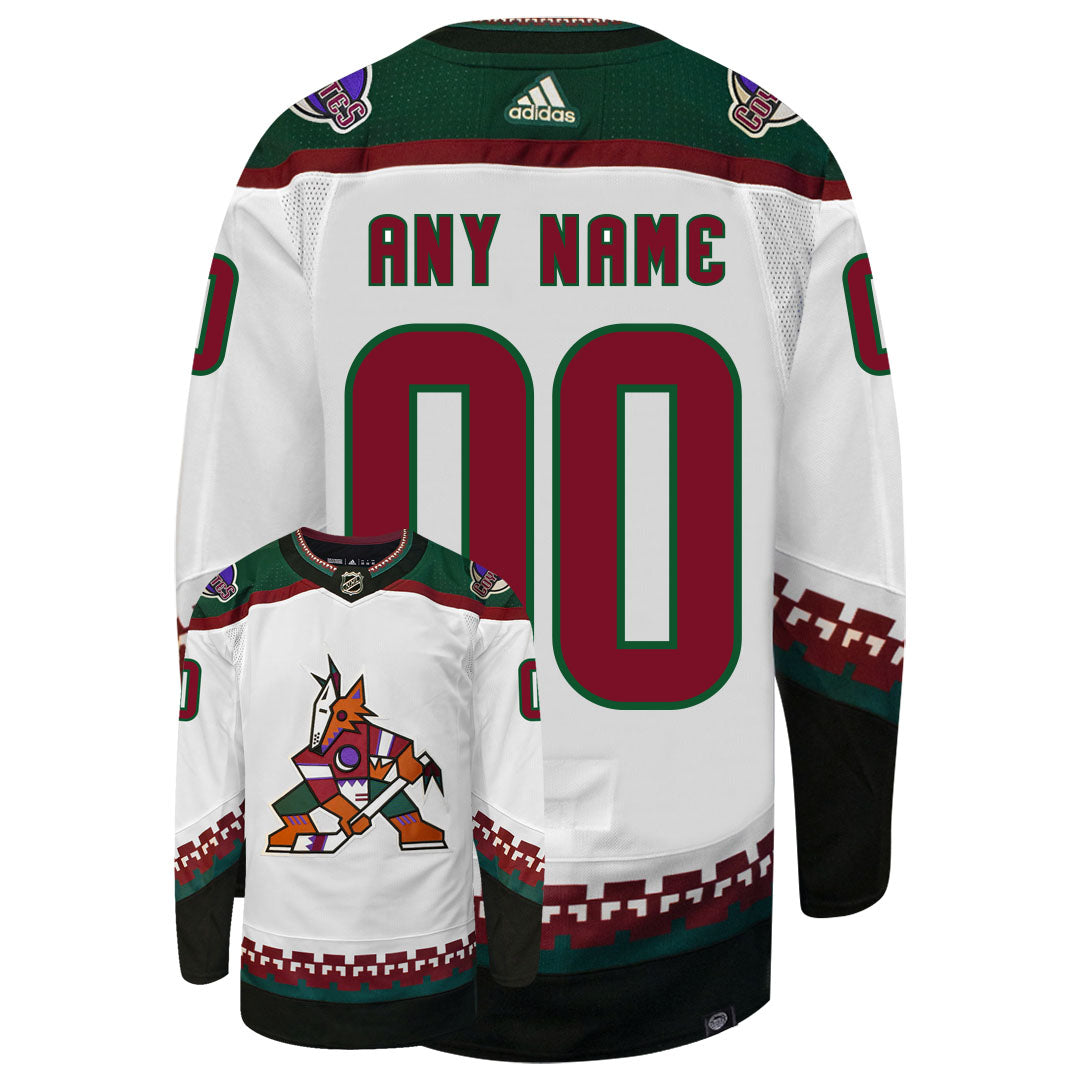 Customizable Arizona Coyotes Adidas Primegreen Authentic NHL Hockey Jersey