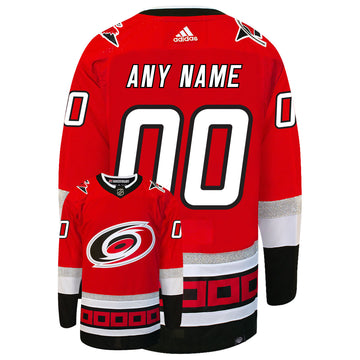 Carolina Hurricanes adidas Home Authentic Blank Jersey - Red