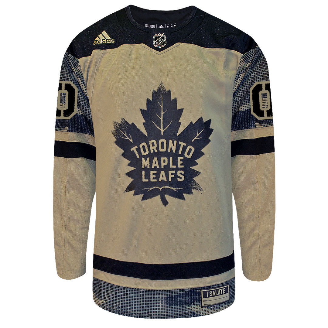 Customizable Toronto Maple Leafs Adidas Primegreen 2022 Camo Authentic Jersey
