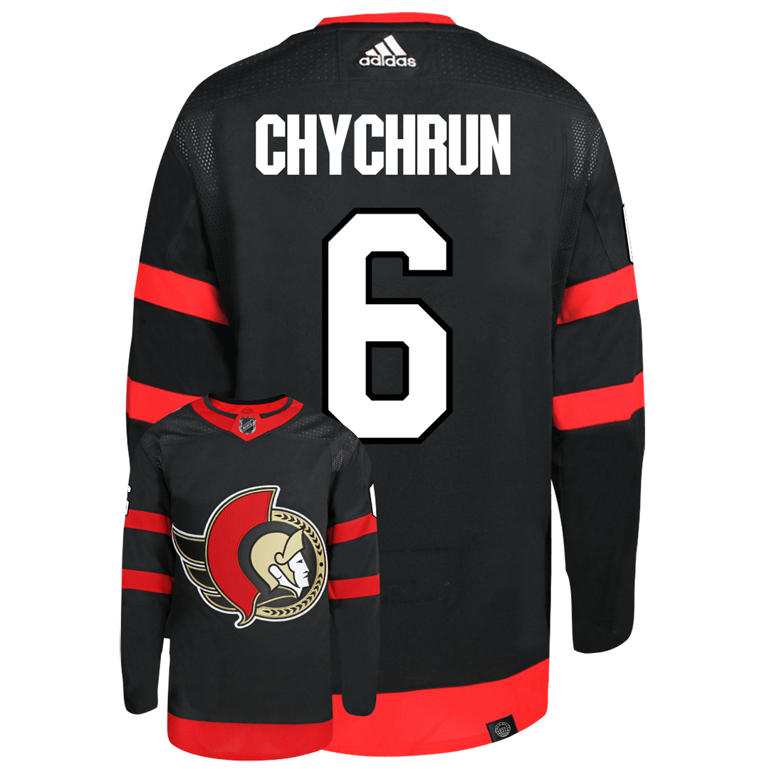 Jakob Chychrun Ottawa Senators Adidas Primegreen Authentic NHL Hockey Jersey
