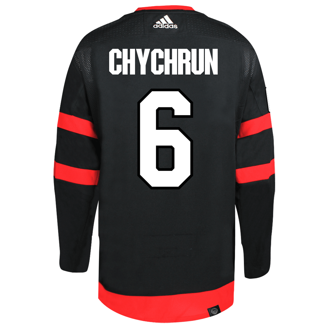Jakob Chychrun Ottawa Senators Adidas Primegreen Authentic NHL Hockey Jersey