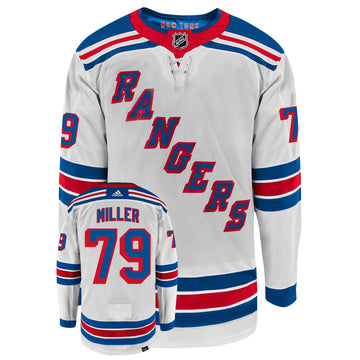 K'Andre Miller New York Rangers Game-Used #79 Blue Jersey Worn