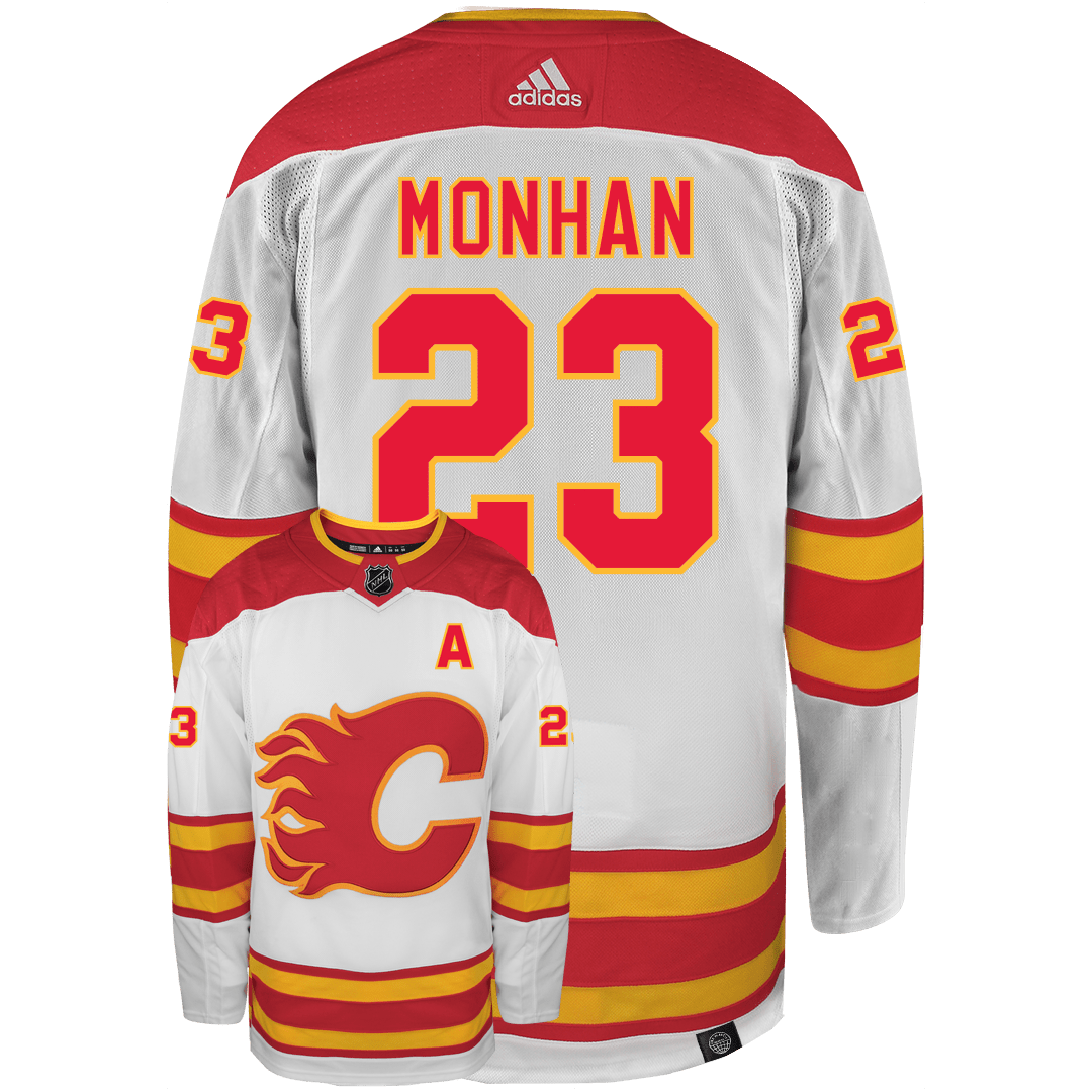 Sean Monahan Calgary Flames Adidas Primegreen Authentic NHL Hockey Jersey