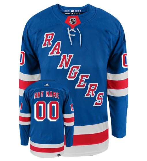 Adidas New York Rangers Authentic Jersey NY RANGERS AUTHENTIC