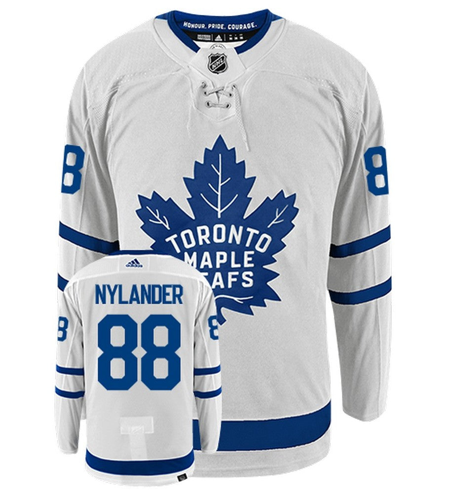 William Nylander Toronto Maple Leafs Adidas Primegreen Authentic Away NHL Hockey Jersey - Front/Back View