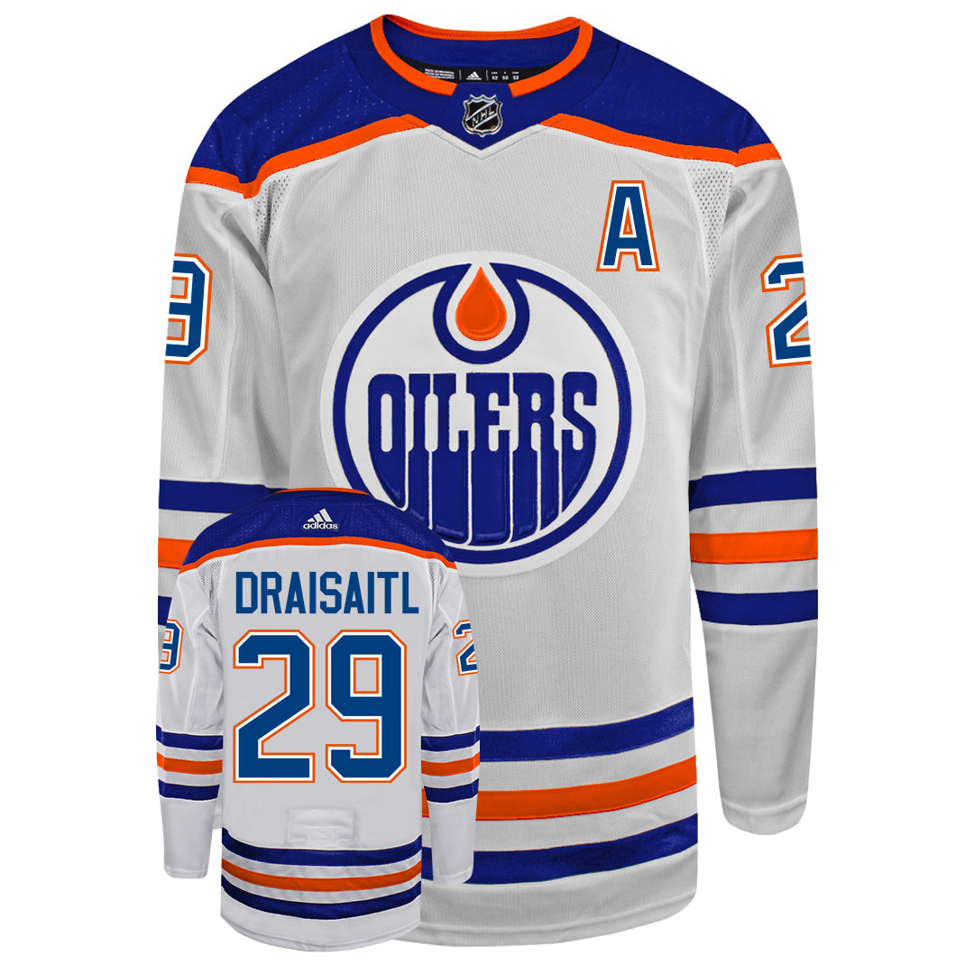 Fanatics Authentic Leon Draisaitl Edmonton Oilers Autographed Adidas White Authentic Jersey