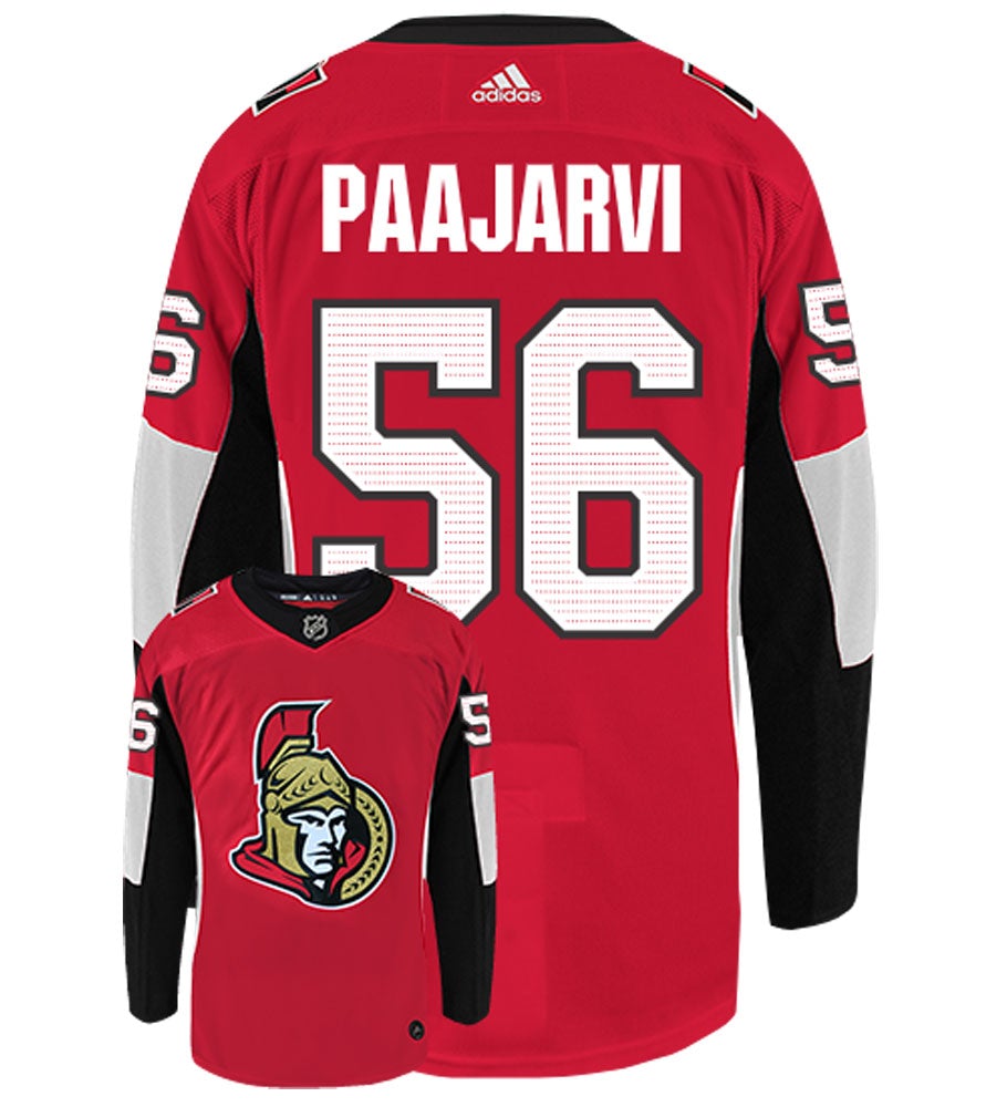Magnus Paajarvi Ottawa Senators Adidas Authentic Home NHL Jersey