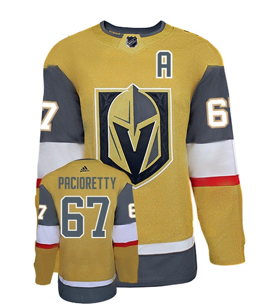 Max Pacioretty Vegas Golden Knights Adidas Primegreen Authentic Third Alternate NHL Hockey Jersey - Front/Back View