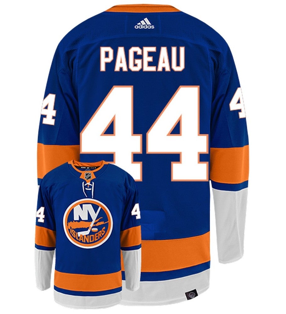 Jean-Gabriel Pageau New York Islanders Adidas Primegreen Authentic Home NHL Hockey Jersey - Back/Front View