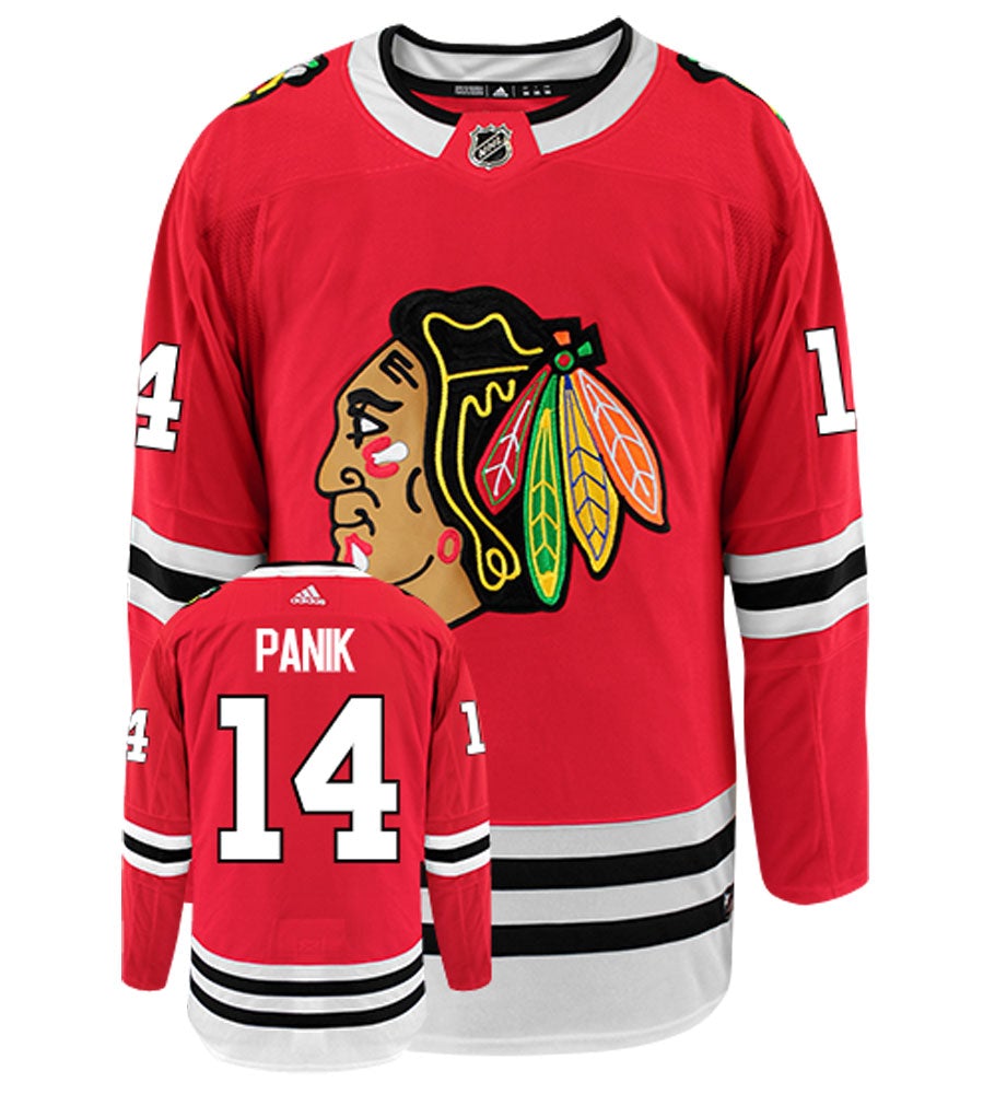 Richard Panik Chicago Blackhawks Adidas Authentic Home NHL Hockey Jersey