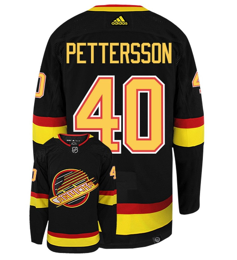 Elias Pettersson Vancouver Canucks Adidas Primegreen Authentic Third Alternate  NHL Hockey Jersey - Back/Front View