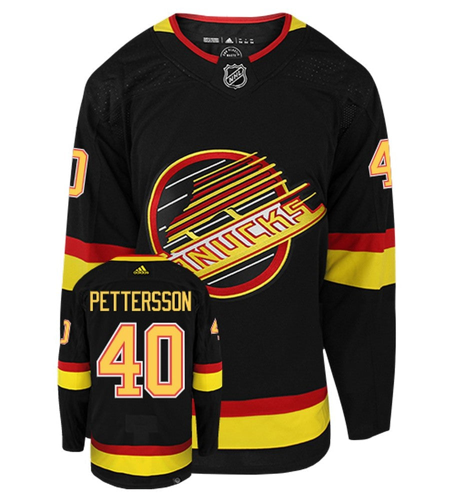 Elias Pettersson Vancouver Canucks Adidas Primegreen Authentic Third Alternate  NHL Hockey Jersey - Front/Back View