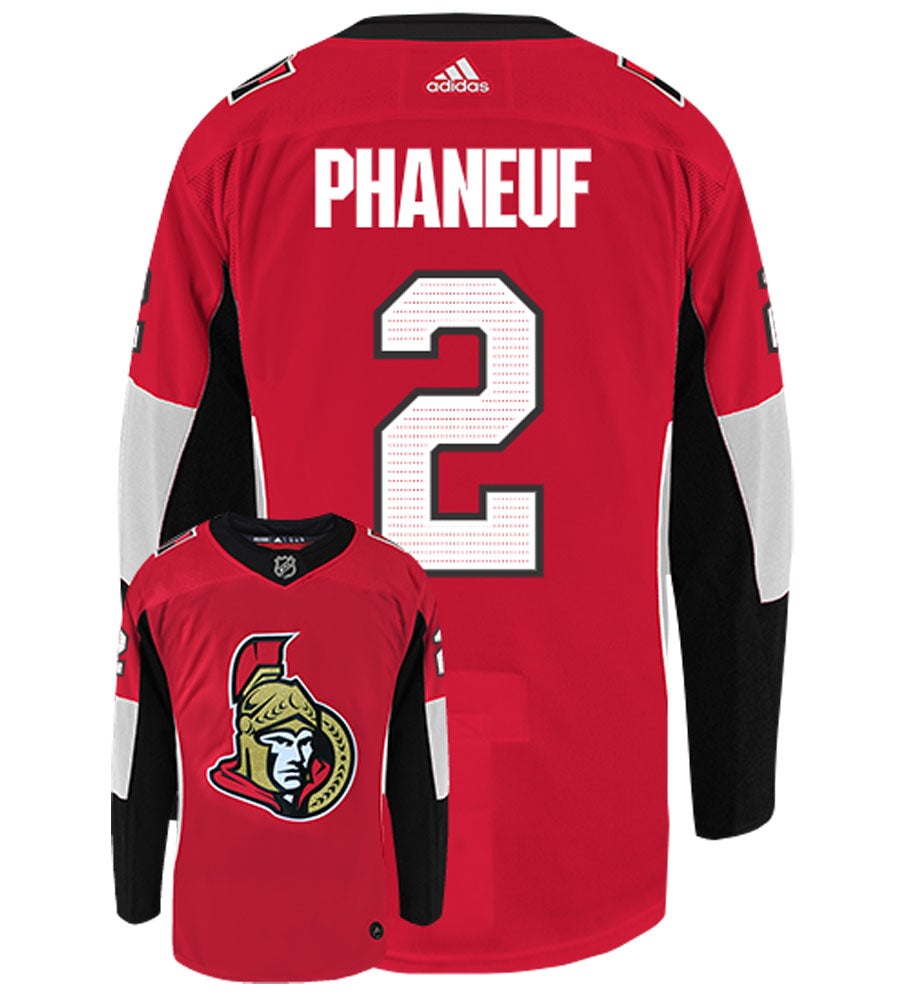 Dion Phaneuf Ottawa Senators Adidas Authentic Home NHL Hockey Jersey