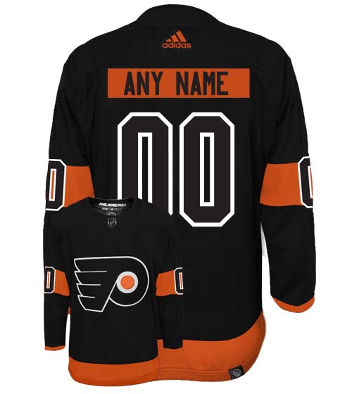 Adidas Authentic Philadelphia Flyers NHL Hockey Jersey Black cheapest Alternate Third 50