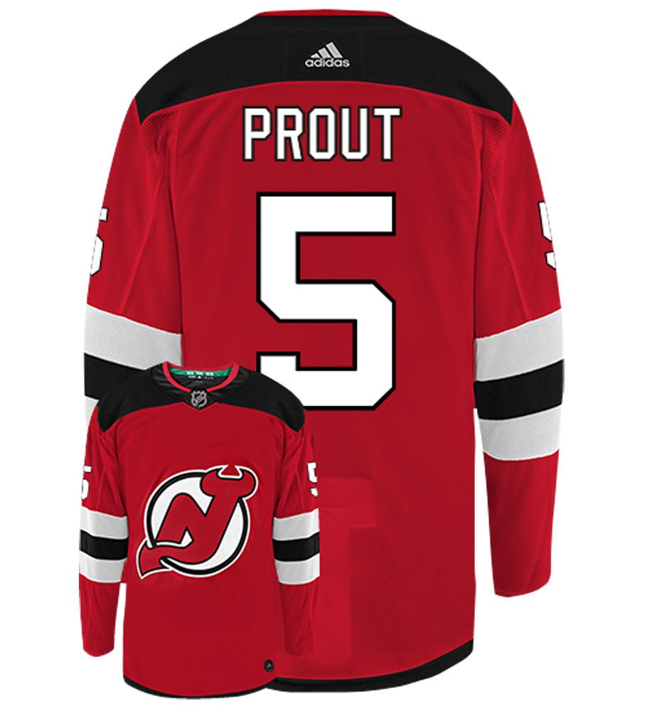 Dalton Prout New Jersey Devils Adidas Authentic Home NHL Hockey Jersey