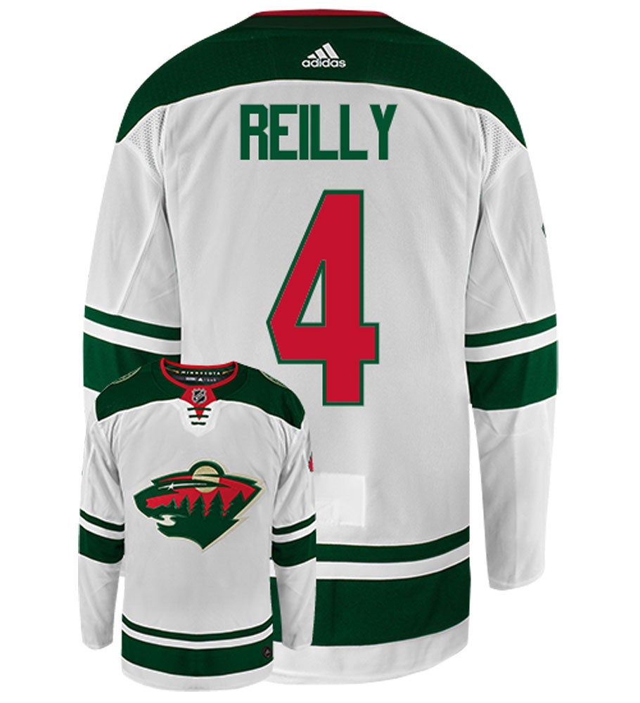 Mike Reilly Minnesota Wild Adidas Authentic Away NHL Hockey Jersey