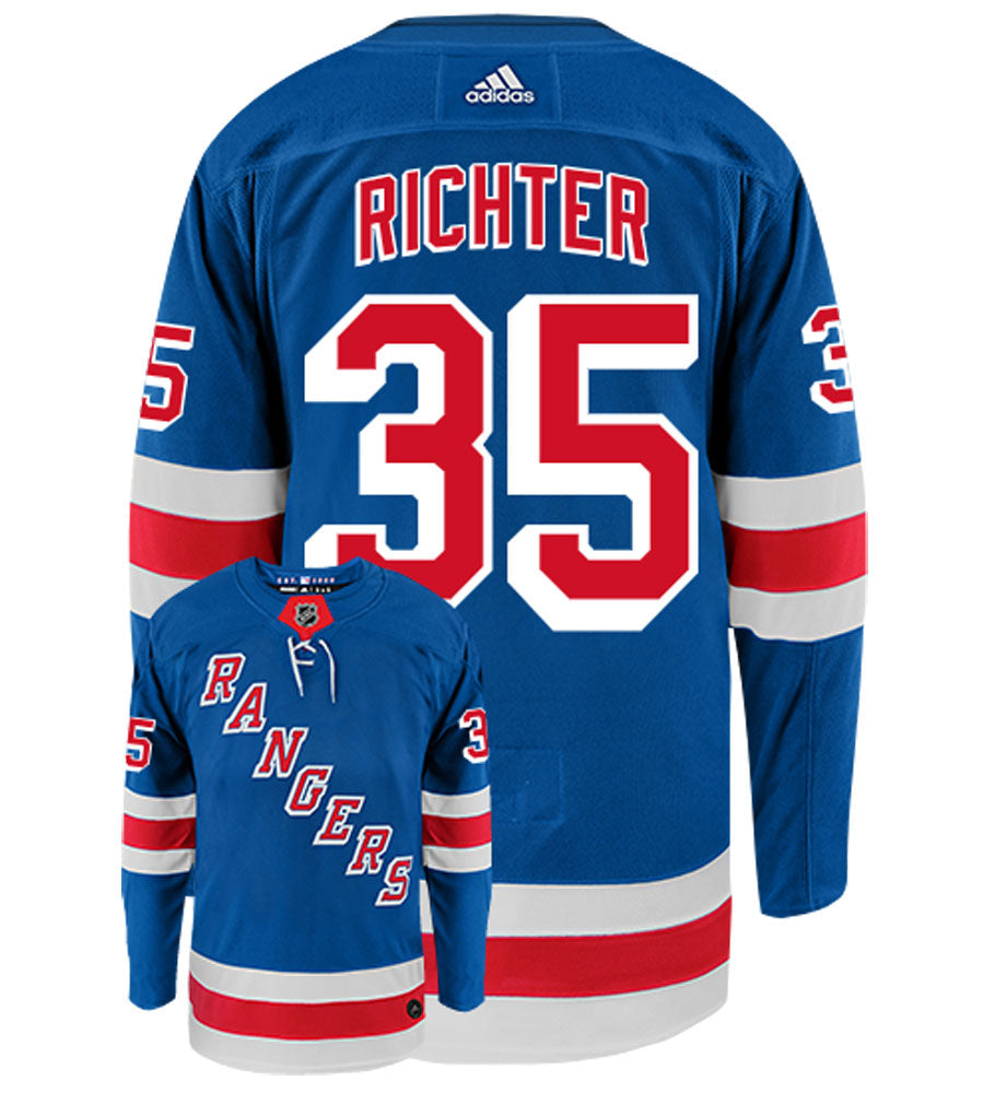 Mike Richter New York Rangers Adidas Authentic Home NHL Vintage Hockey Jersey