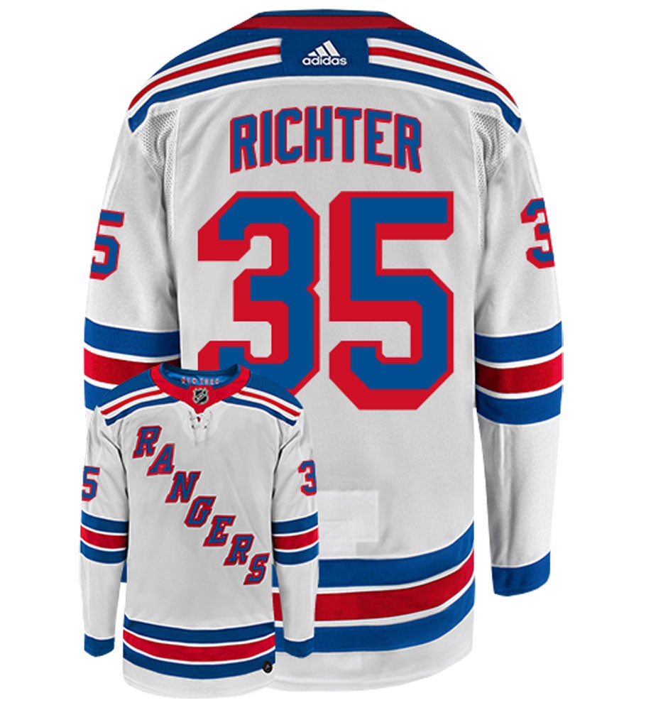 Mike Richter New York Rangers Adidas Authentic Away NHL Vintage Hockey Jersey
