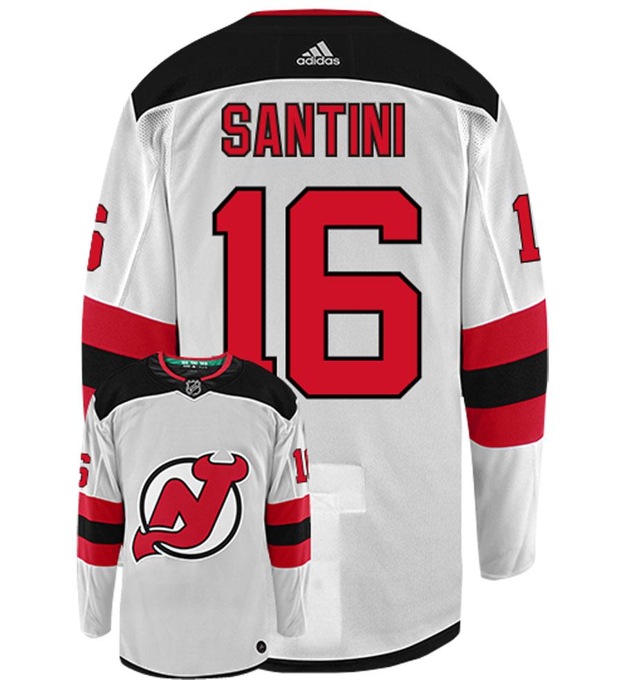 Steven Santini New Jersey Devils Adidas Authentic Away NHL Hockey Jersey