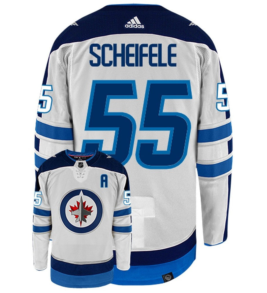 Mark Scheifele Mark Scheifele Winnipeg Jets Adidas Primegreen Authentic Away NHL Hockey Jersey - Back/Front View