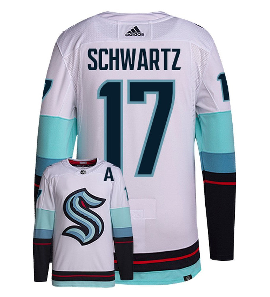 Jaden Schwartz Seattle Kraken Adidas Primegreen Authentic NHL Hockey Jersey