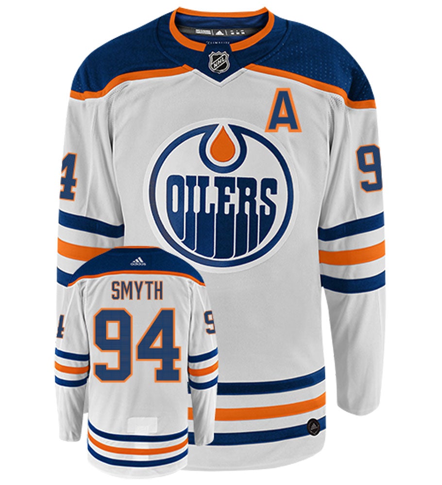 Ryan Smyth Edmonton Oilers Adidas Authentic Away NHL Vintage Hockey Jersey