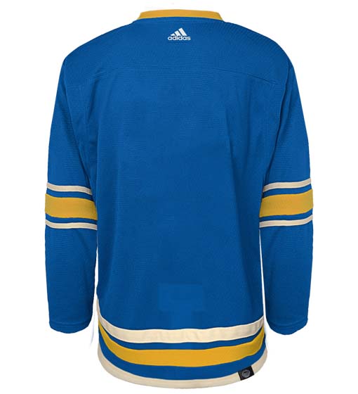 St Louis Blues Adidas Primegreen Authentic Third Alternate NHL Hockey Jersey - Back View