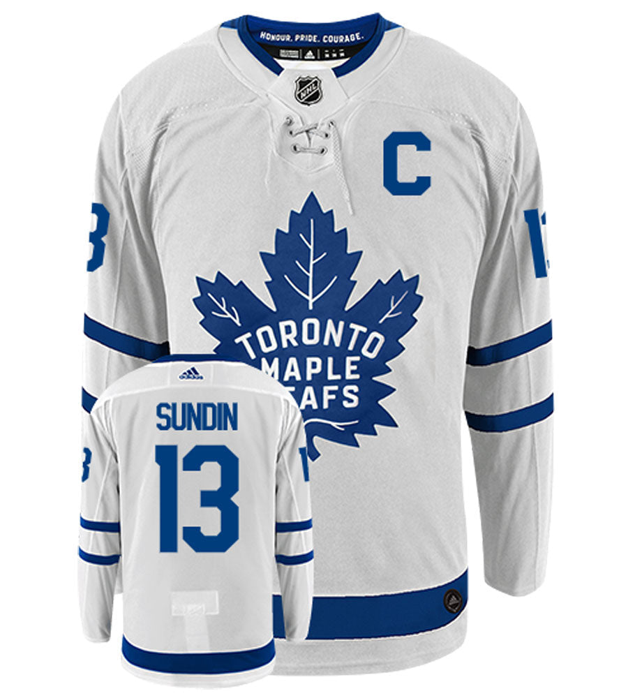 Mats Sundin Toronto Maple Leafs Adidas Authentic Away NHL Vintage Hockey Jersey