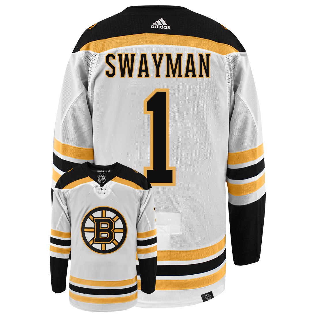 JEREMY outlet SWAYMAN BOSTON BRUINS JERSEY SIZE LARGE NICE!!