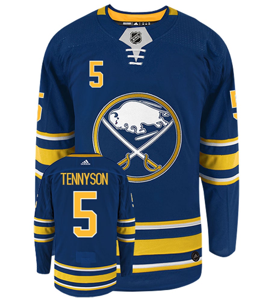 Matt Tennyson Buffalo Sabres Adidas Authentic Home NHL Hockey Jersey