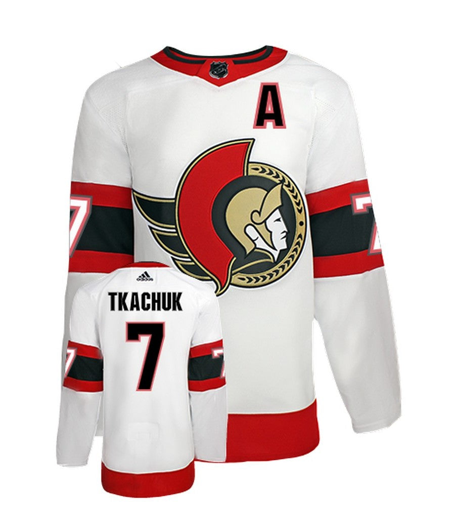 adidas Senators Brady Tkachuk Home Authentic Jersey - Black