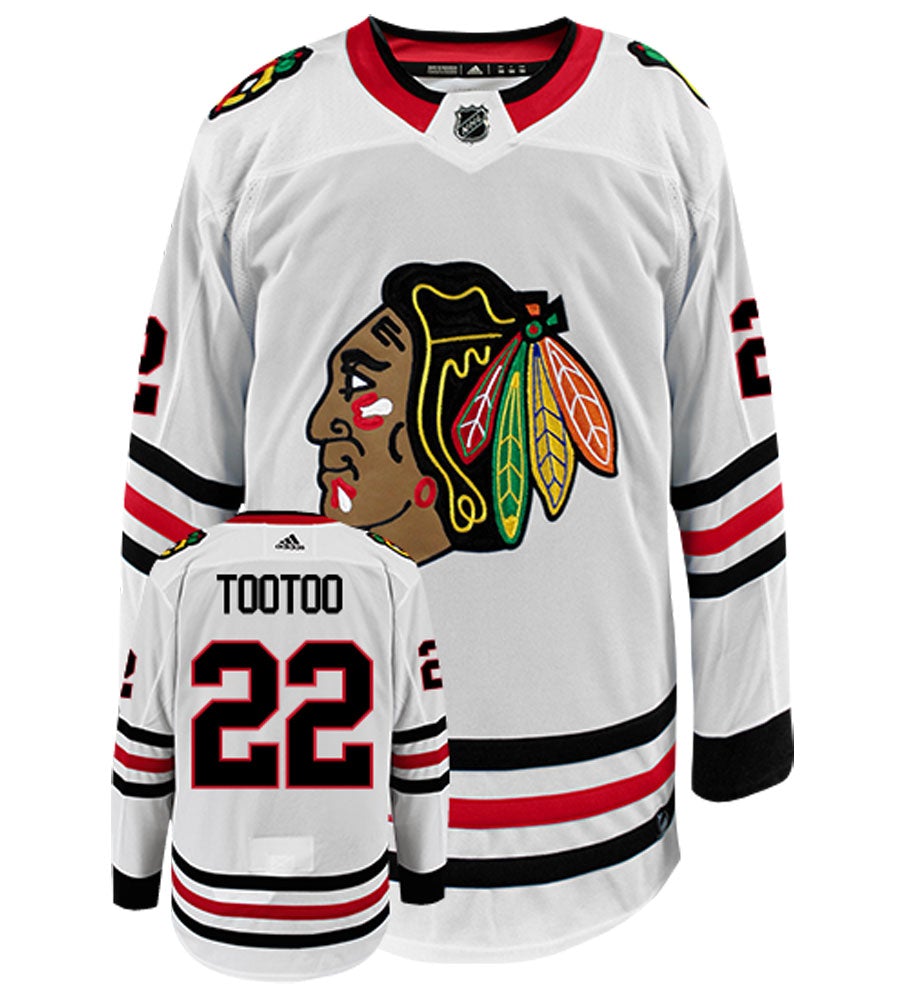 Jordin Tootoo Chicago Blackhawks Adidas Authentic Away NHL Hockey Jersey