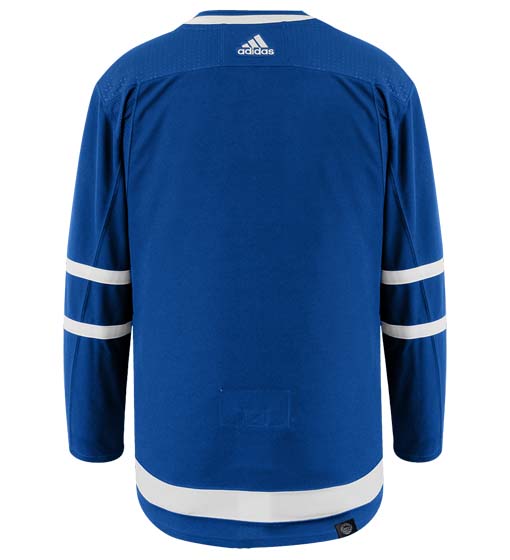 Toronto Maple Leafs Adidas Primegreen Authentic Home NHL Hockey Jersey - Back View
