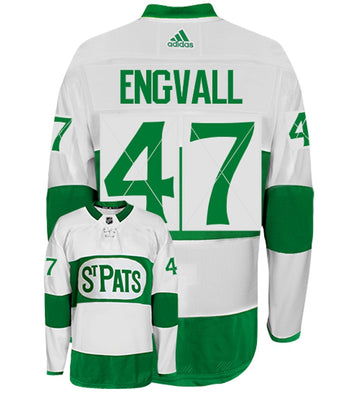 Pierre Engvall Toronto Maple Leafs St. Pats Adidas Authentic NHL Hocke –